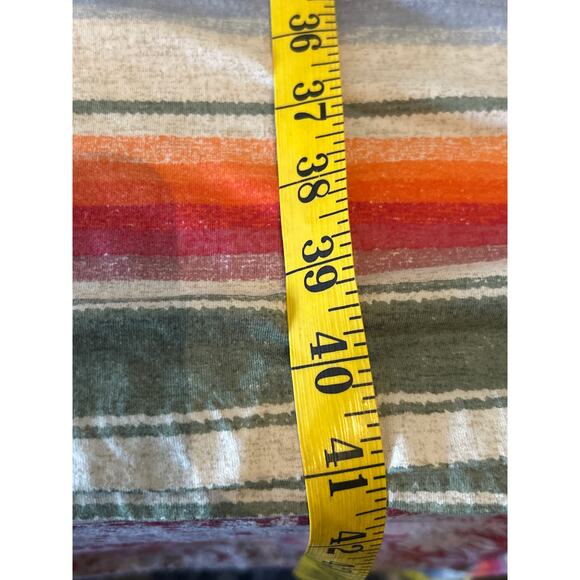 Lauren Ralph Lauren Sunset Striped Ruffle Knit Dress - Picture 6 of 6